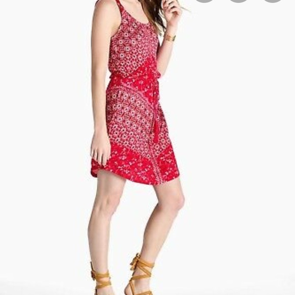Lucky Brand Dresses & Skirts - 👗Lucky Brand red bandanna print dress M